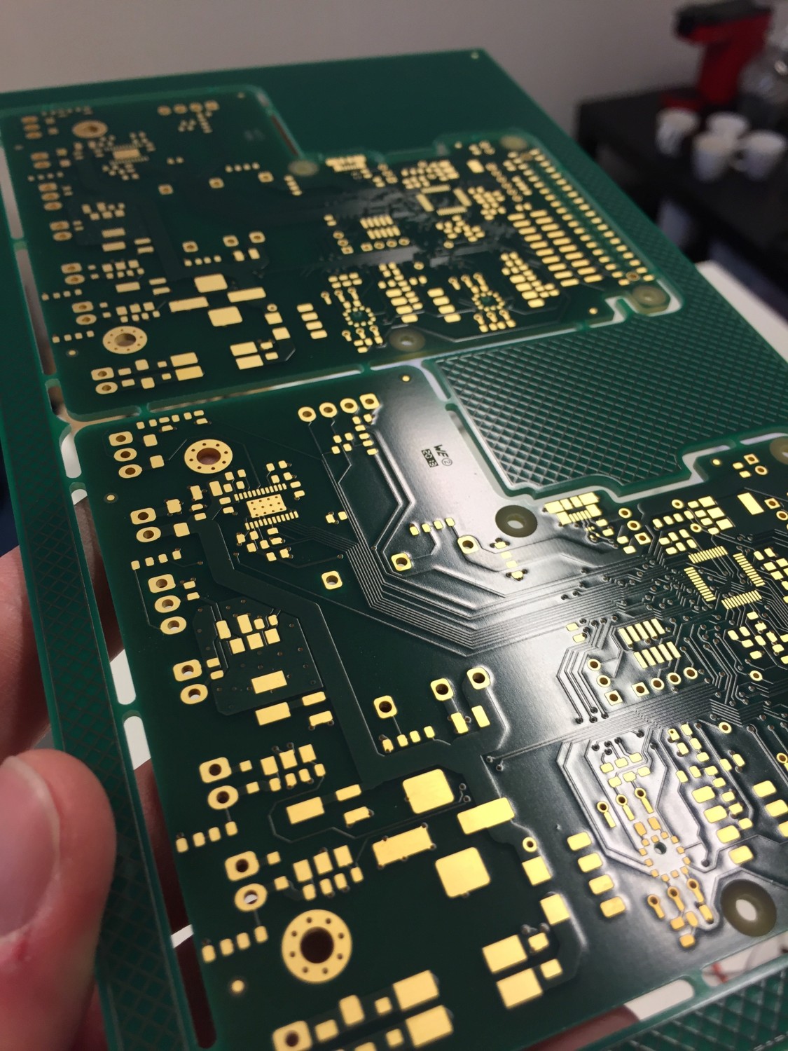 The first bare PCB for the AIROne control electronics